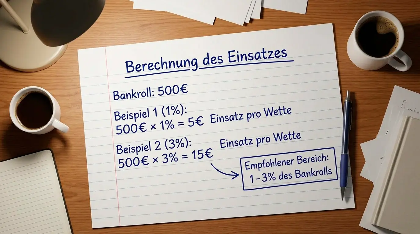 Einsatz-Kalkulation im Formel-1-Bankroll Management: Wie du Einsatzgröße als Prozentsatz der Gesamtbankroll berechnest