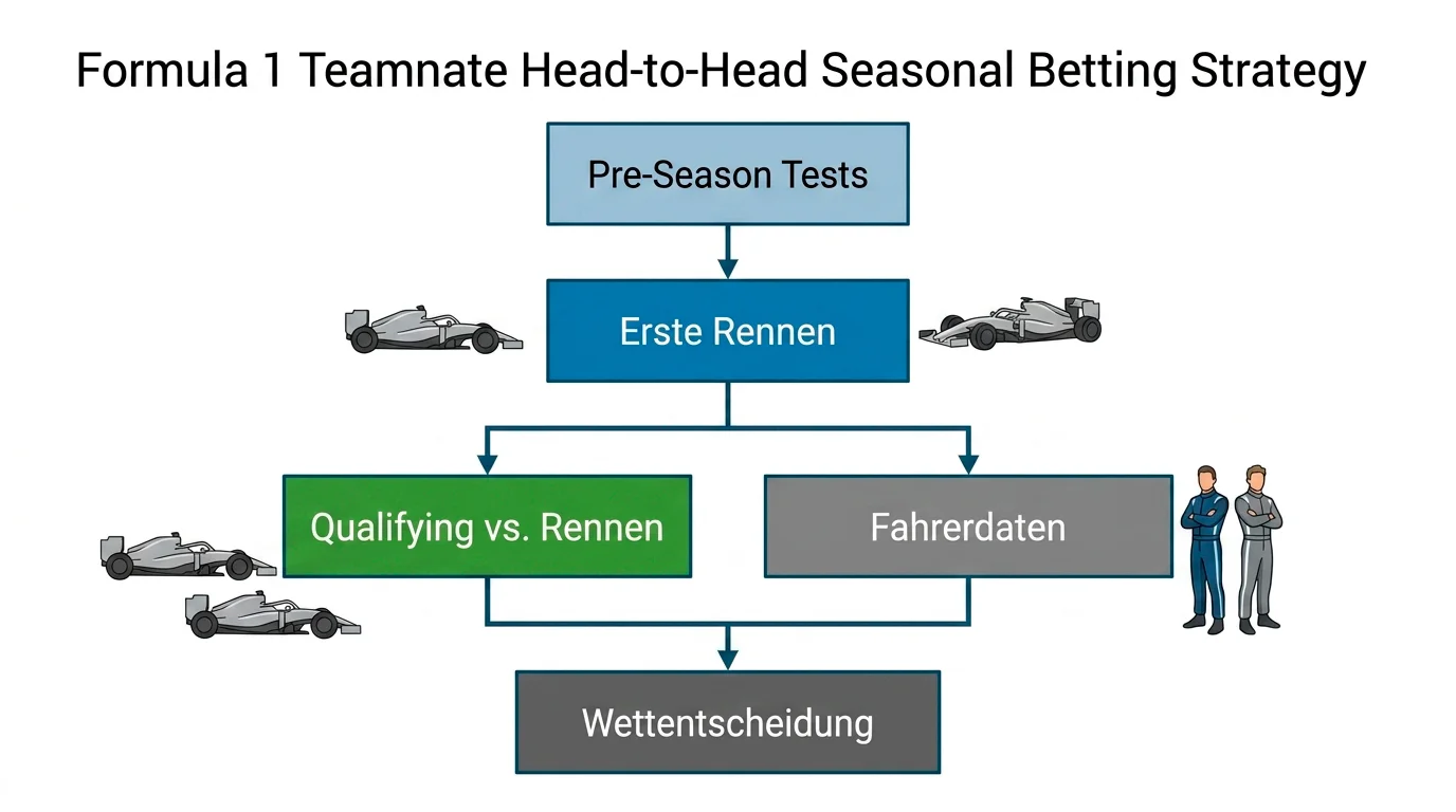 Strategische Planung von Formel-1-Saisonwetten auf Teamkollegen-Duelle – Analyse-Framework