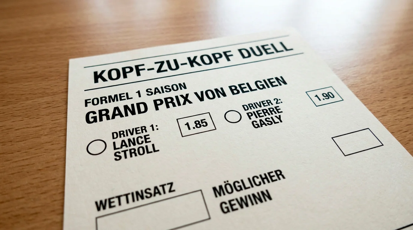 Mechanik der Formel-1-H2H-Wette – wie Fahrerduelle im Wettmarkt funktionieren