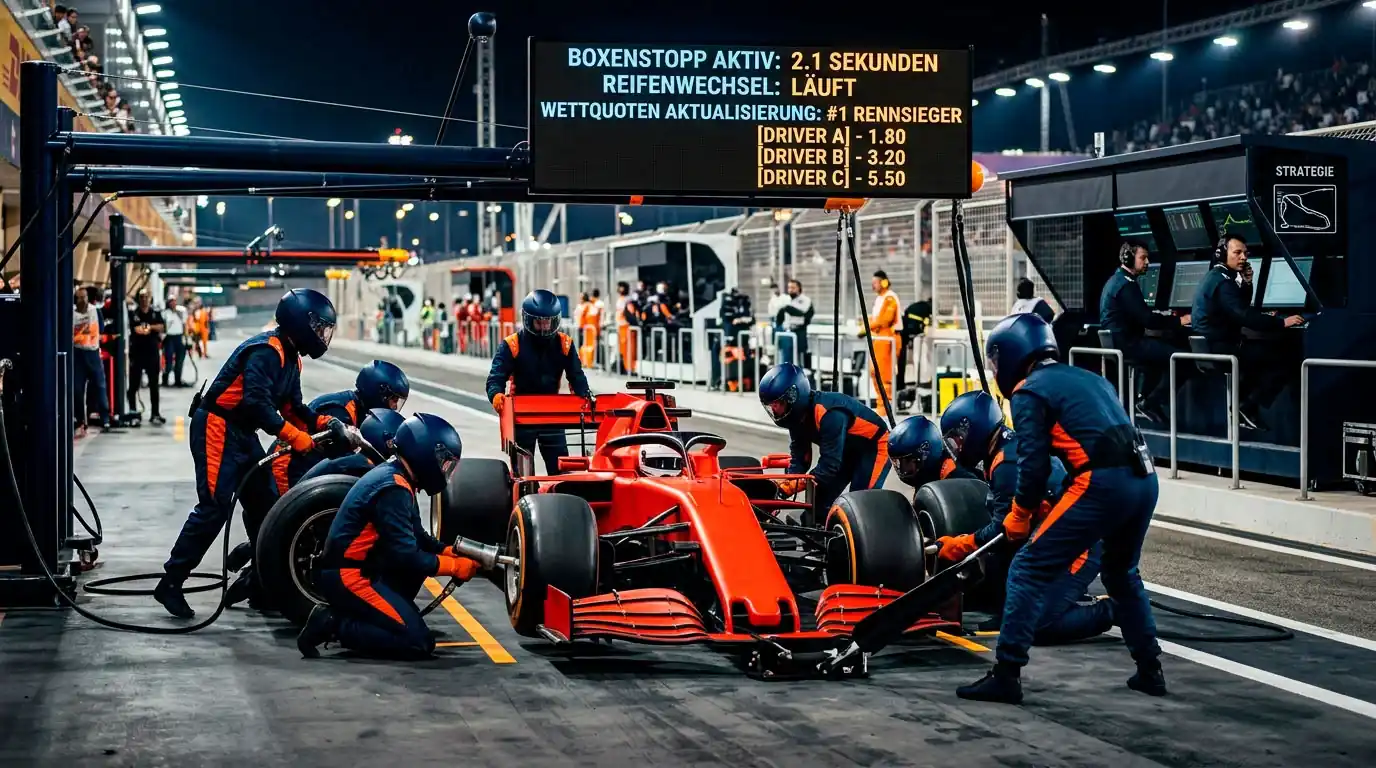 Live-Wetten-Strategien für Formel-1-Rennen – Pit-Stop-Fenster, Safety Car und In-Race-Hedging erklärt
