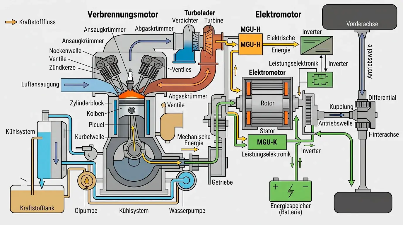F1 Power Unit 2026 – 50/50 Power-Split zwischen Verbrenner und E-Motor und seine Auswirkung auf Wettquoten