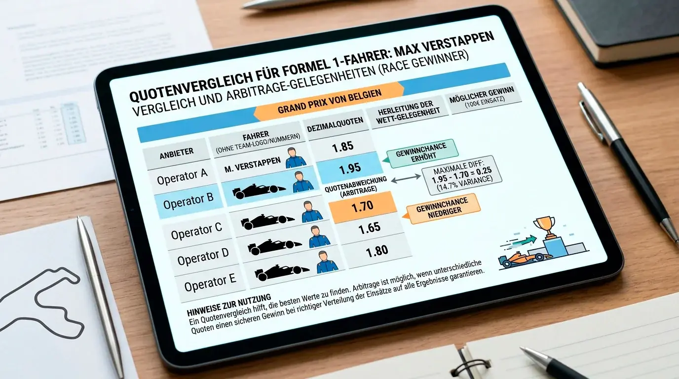 Value-Bet-Fenster beim F1-Reglement 2026 – Quoten-Spreizung und Marktineffizienz in der Saisoneröffnung