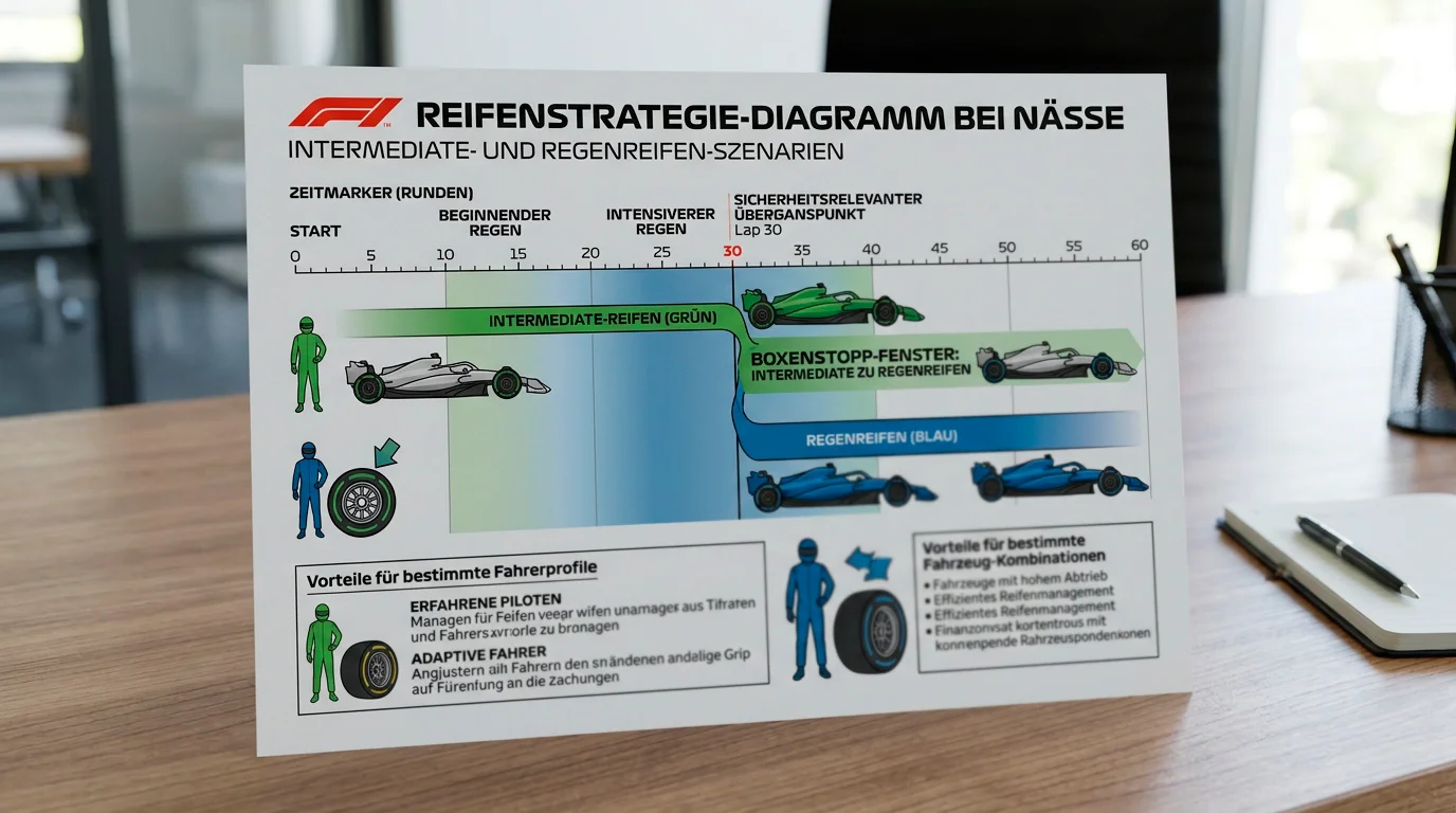 Reifenstrategie bei Formel-1-Regenrennen: Wie Intermediates und Regenreifen die Wettchancen für Außenseiter beeinflussen