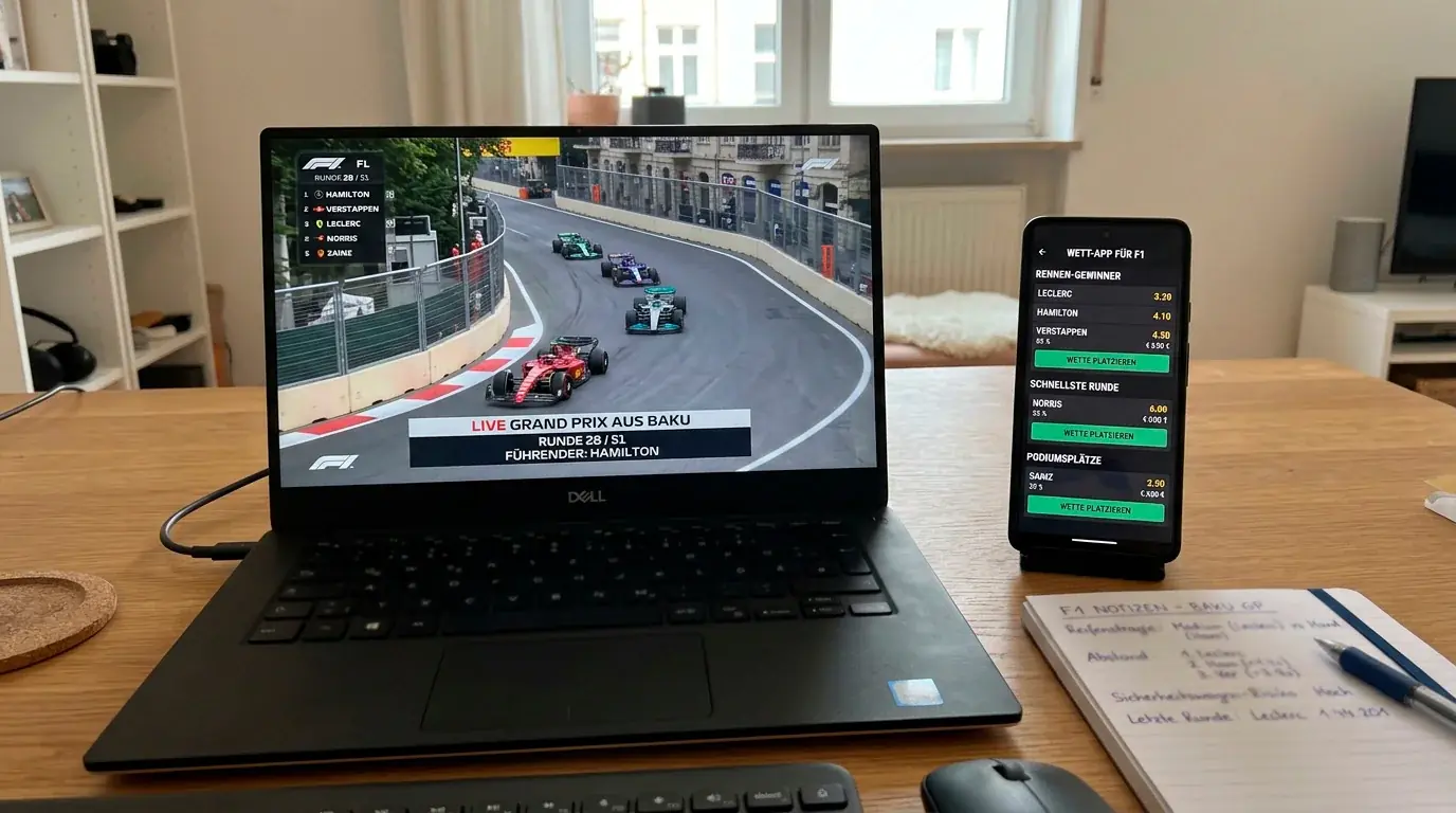 Live-Wetten beim Formel-1-Rennen via App: Strategie für Safety-Car-Phasen, Pit-Stops und dynamische Quoten-Nutzung