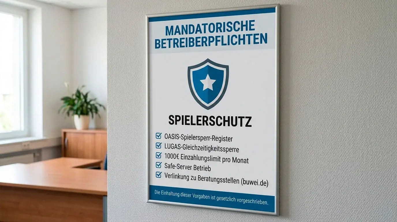 Spielerschutz-Pflichten GGL-lizenzierter Formel-1-Wettanbieter: OASIS, LUGAS und Einzahlungslimit