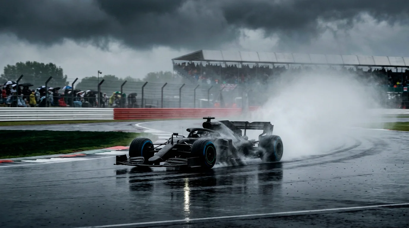 Regenwetter beim Silverstone Formel-1-GP – wie Regen die Wettquoten und Außenseiter-Chancen beeinflusst