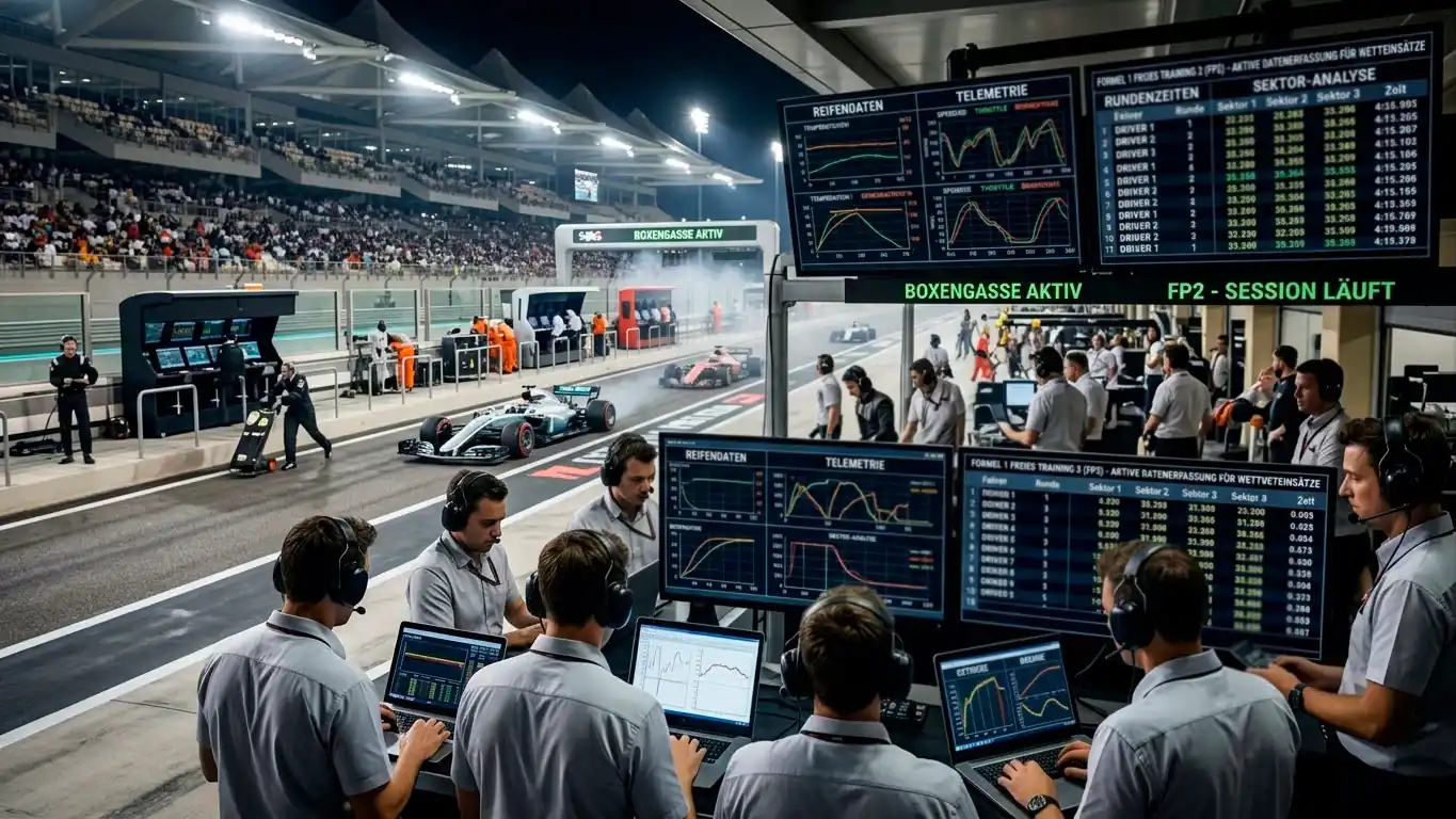 Optimales Wett-Timing am Formel-1-Rennwochenende – FP2 Longruns und Post-Qualifying als Schlüsselmomente