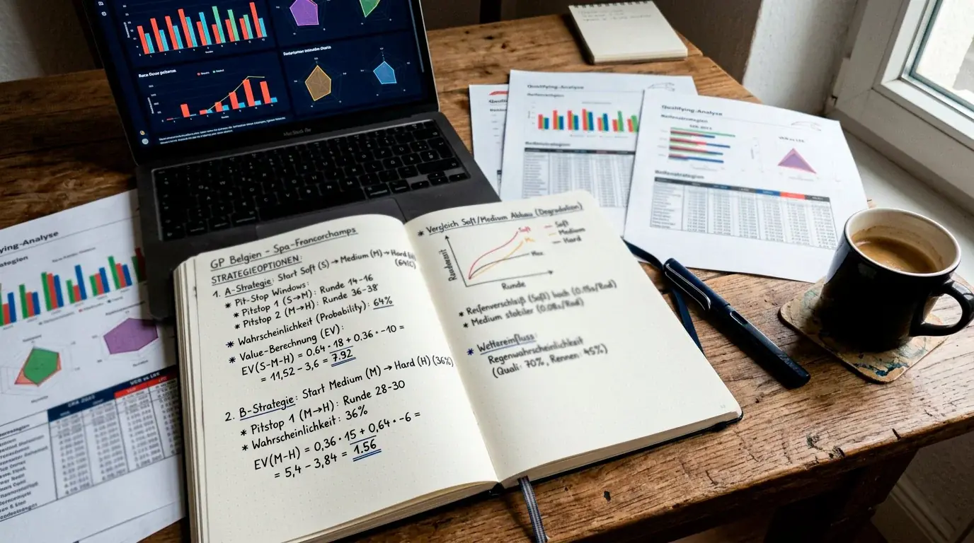 Formel-1-Wettstrategie – Value Bets identifizieren, implizite Wahrscheinlichkeit berechnen und Timing am Rennwochenende nutzen